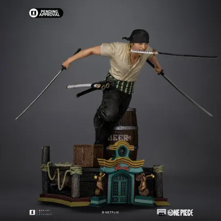 One Piece Roronoa Zoro Iron Studio - Figura Coleccionable