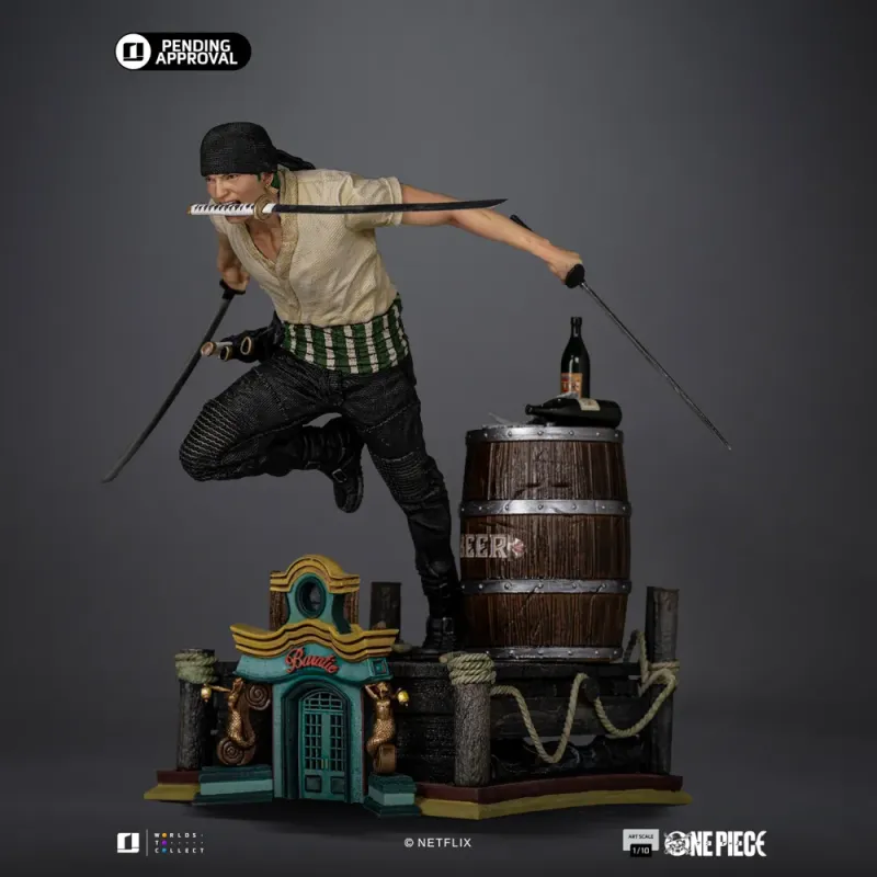 One Piece Roronoa Zoro Iron Studio - Figura Coleccionable