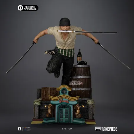 One Piece Roronoa Zoro Iron Studio - Figura Coleccionable