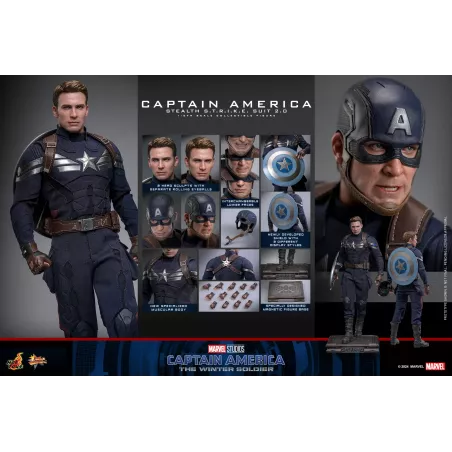 Hot Toys Captain America Stealth 2.0 Marvel