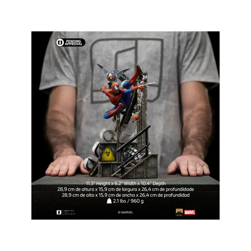 Spider Man Iron Studio - Figura Marvel Comics Coleccionable