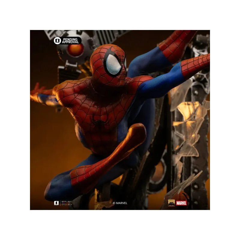 Spider Man Iron Studio - Figura Marvel Comics Coleccionable