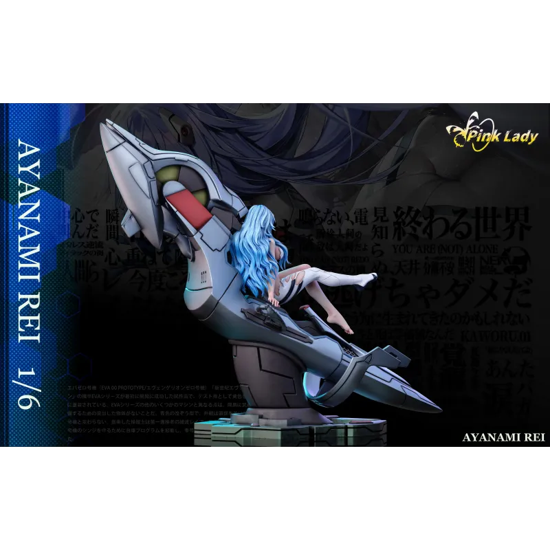 Neon Genesis Evangelion Figura de Asuka y Rei Pink Lady Studio