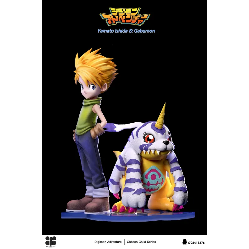 Digimon Yamato Ishida & Gabumon - Figura Butterfly Studio