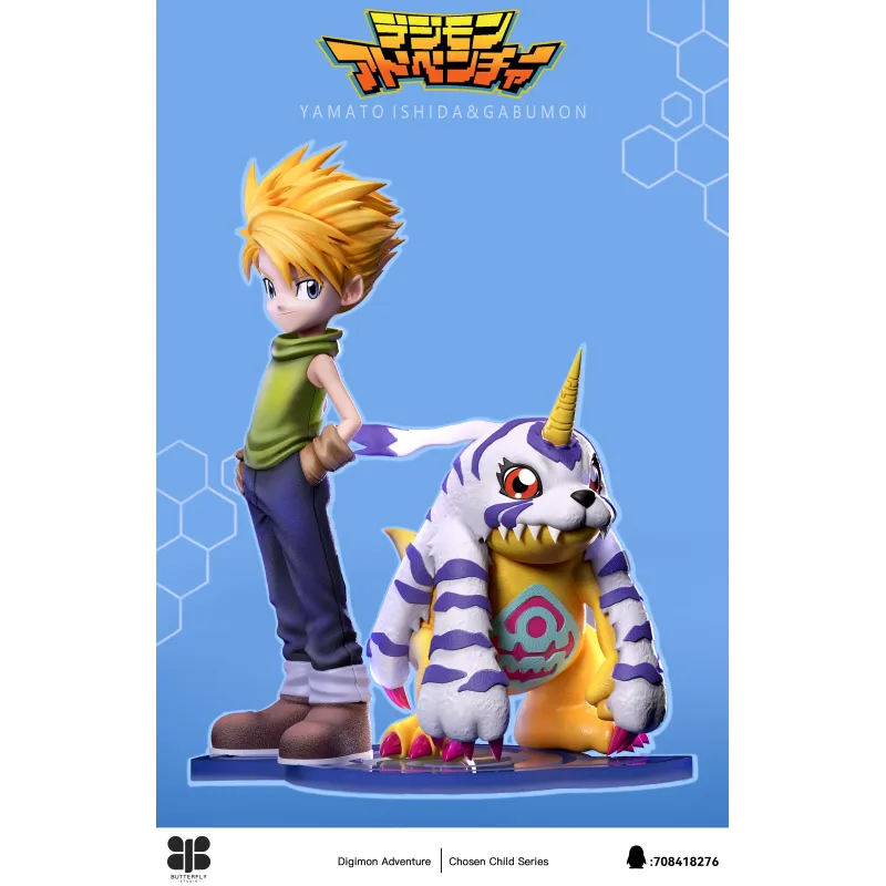 Digimon Yamato Ishida & Gabumon - Figura Butterfly Studio