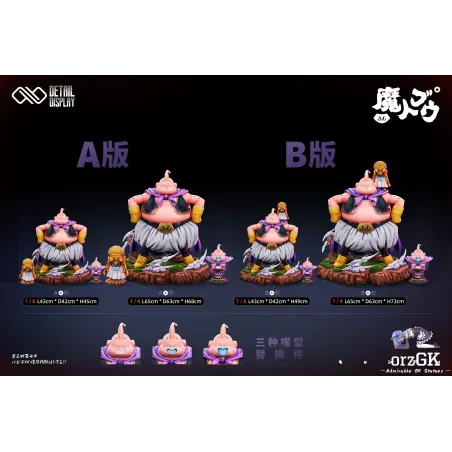 Dragon Ball Fat Buu y Little Majin Buu - Coleccionable de Infinite Studio