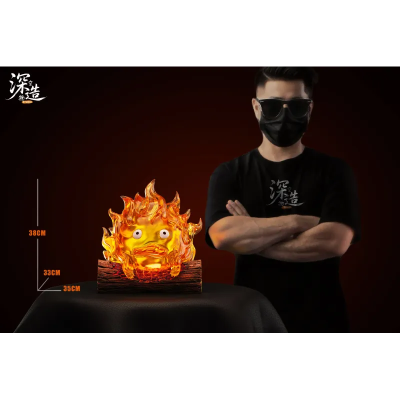 Calcifer El castillo ambulante de Howl - Estudio Decorativo Shen Zao