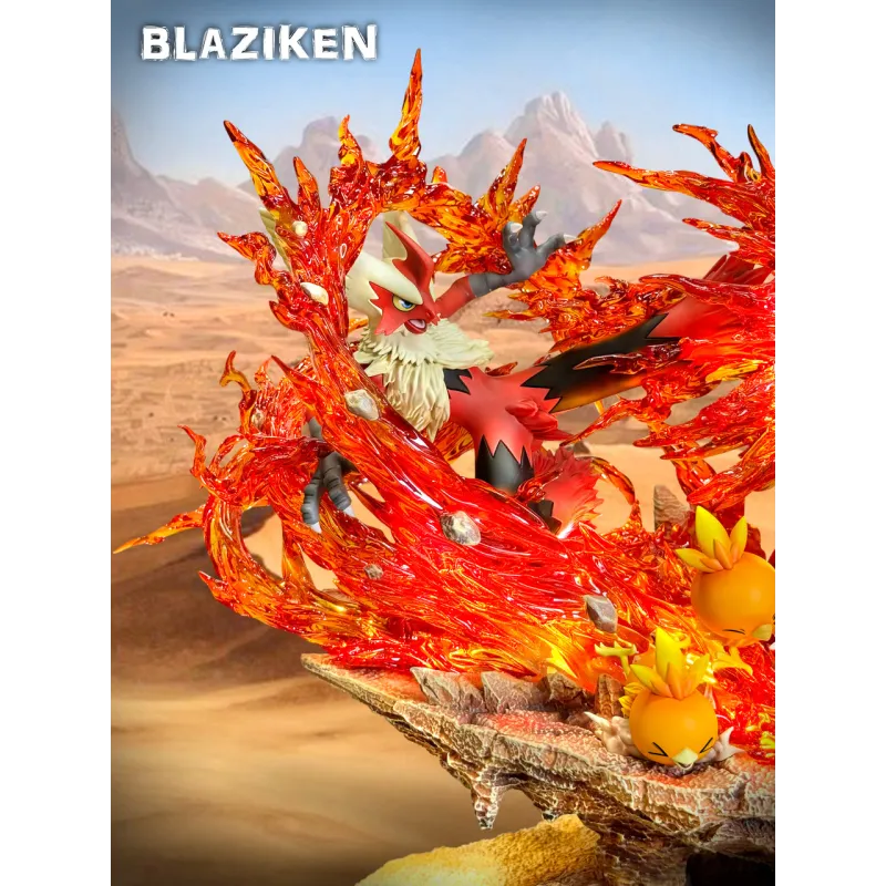 PPAP Studio Blaziken 1:6 con LED - Figura Coleccionable
