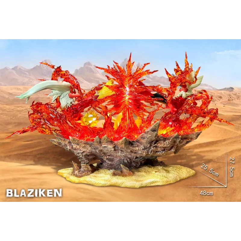 PPAP Studio Blaziken 1:6 con LED - Figura Coleccionable