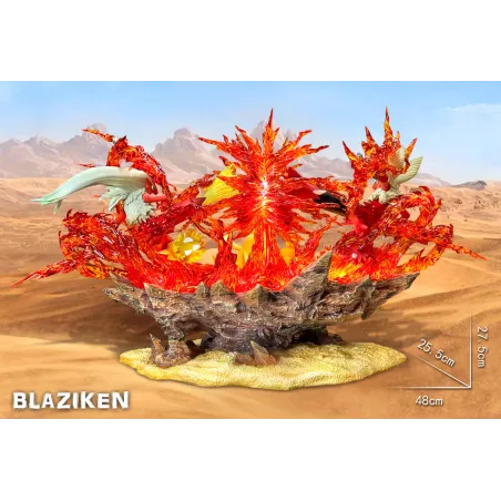 PPAP Studio Blaziken 1:6 con LED - Figura Coleccionable