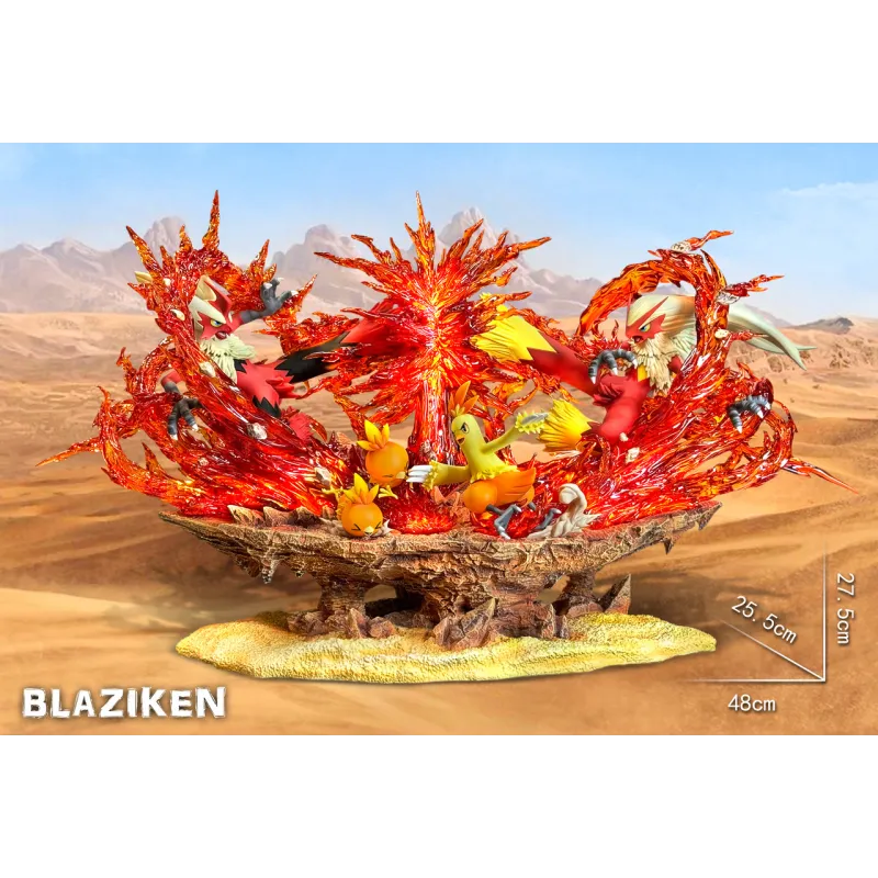 PPAP Studio Blaziken 1:6 con LED - Figura Coleccionable