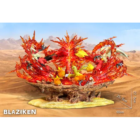 PPAP Studio Blaziken 1:6 con LED - Figura Coleccionable