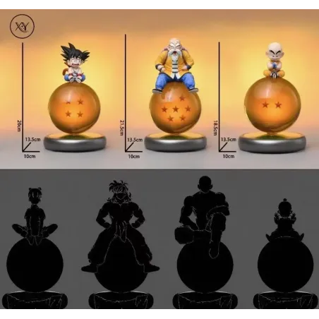 Dragon Ball Goku, Krillin, and Master Roshi - XY Studio