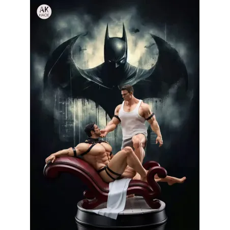 Marvel and DC: Batman and Captain America AK-HAOE Studio