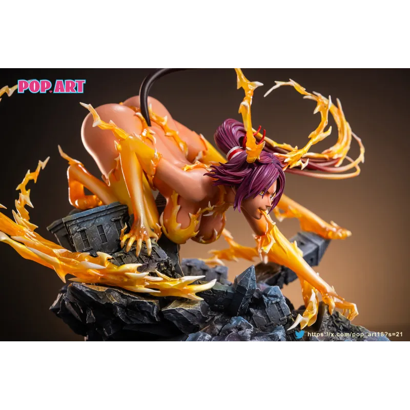 POP.ART Studio Shihouin Yoruichi 1:6 - Figura Coleccionable