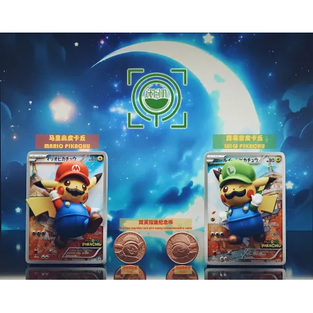 Pokémon Mario & Luigi Pikachu GEISHA Studio - Obtiens le tien !