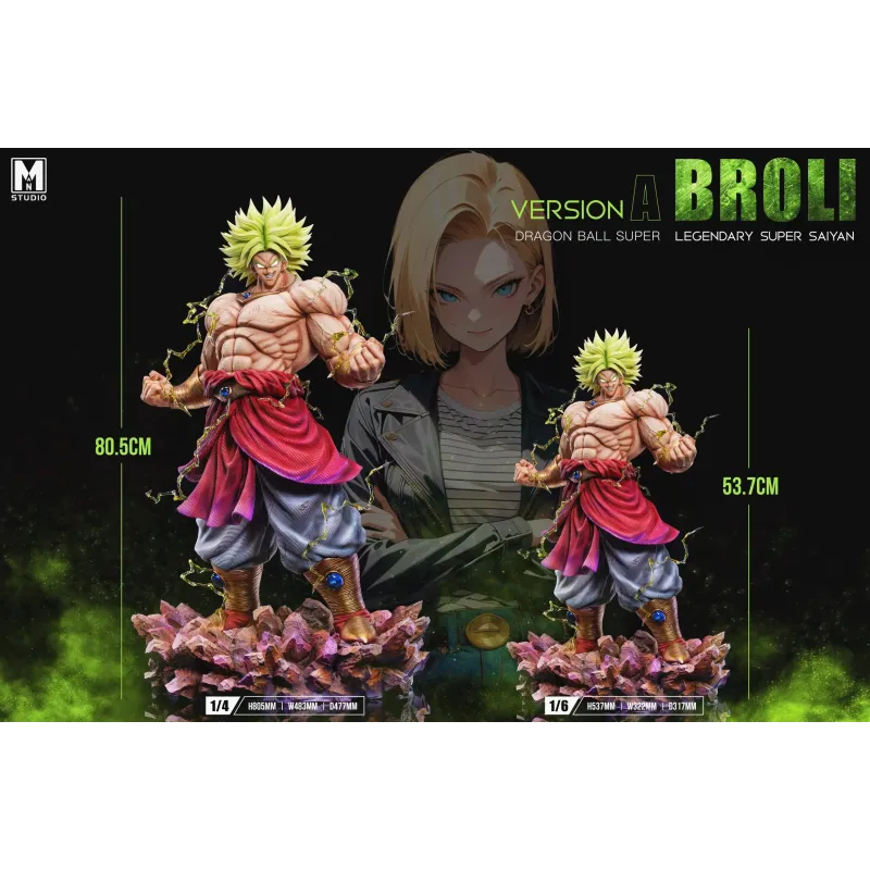 Dragon Ball Broly MAN Studio - Figurine de collection épique