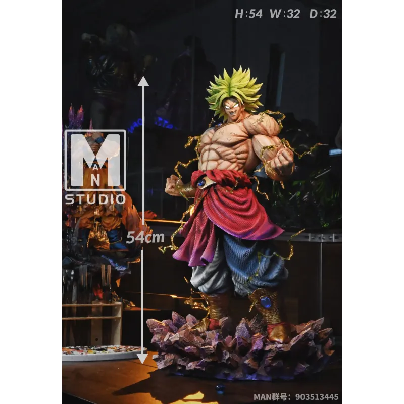 Dragon Ball Broly MAN Studio - Figurine de collection épique