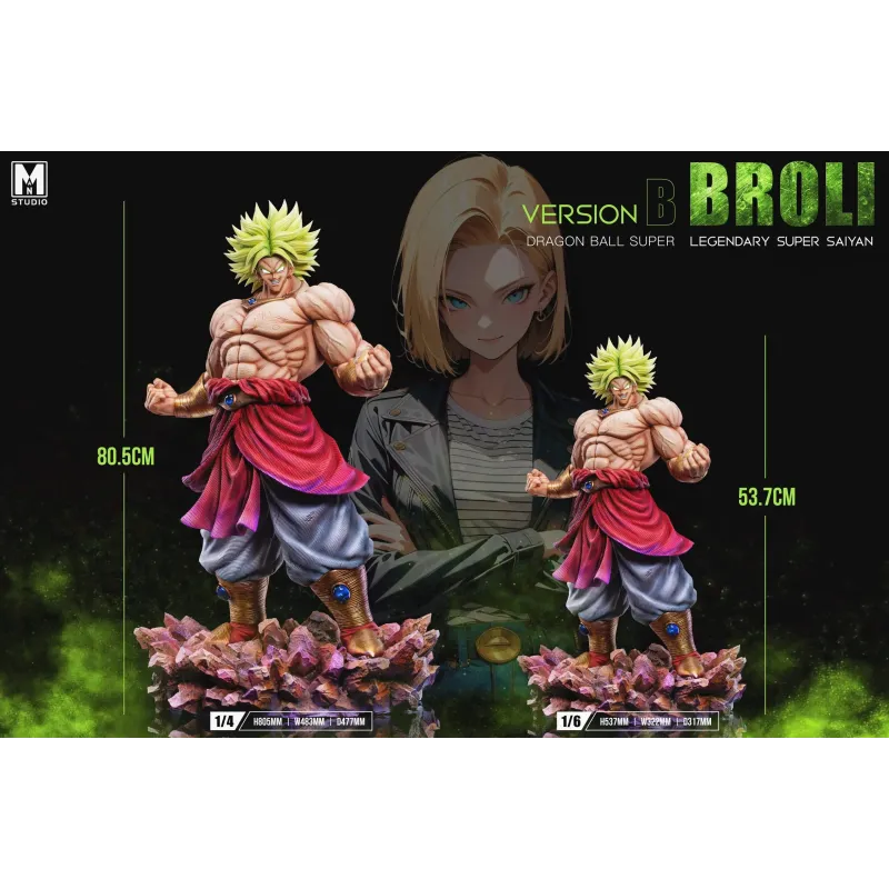 Dragon Ball Broly MAN Studio - Figurine de collection épique
