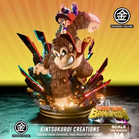 Nintendo Donkey Kong Bananza Donkey Kong & Pauline Kintsukuroi Creations Studio