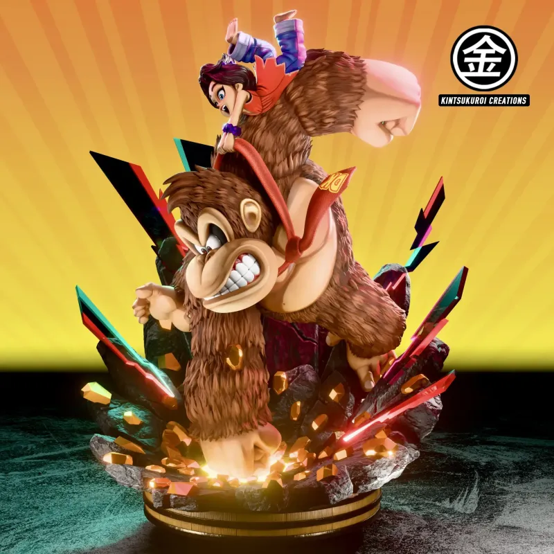 Nintendo Donkey Kong Bananza Donkey Kong & Pauline Kintsukuroi Creations Studio