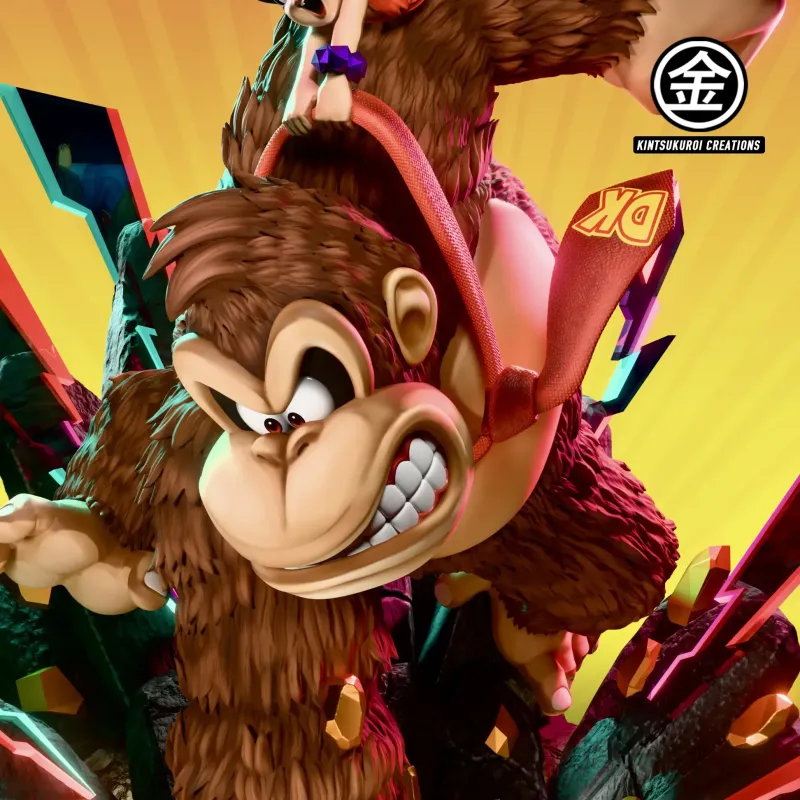 Nintendo Donkey Kong Bananza Donkey Kong & Pauline Kintsukuroi Creations Studio