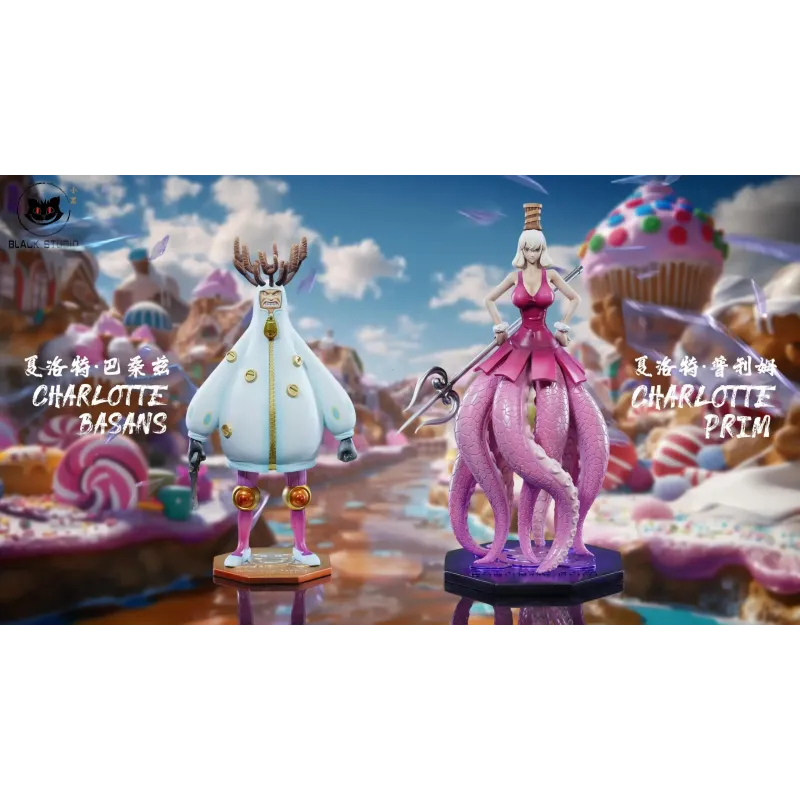 One Piece Big Mom Pirates Collection Basans & Prim Black Studio