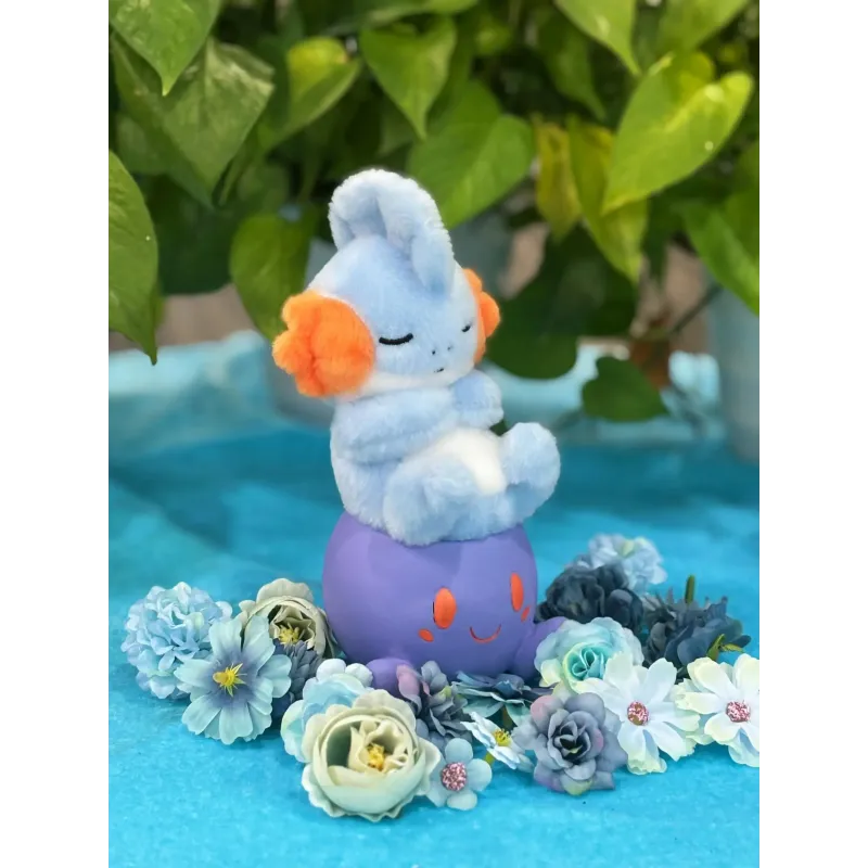 Pokémon Plush Handmade Sleep Series Mudkip Zhu Yi Wan Jia Studio