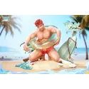 Original Character Wasabi to soak up the sun, sand, sea and cacti YUNMENG Studio
