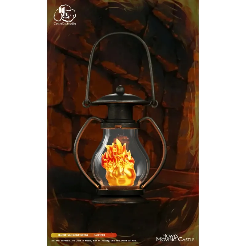 Howl's Moving Castle Oil Lamp Calcifer Come On Studio