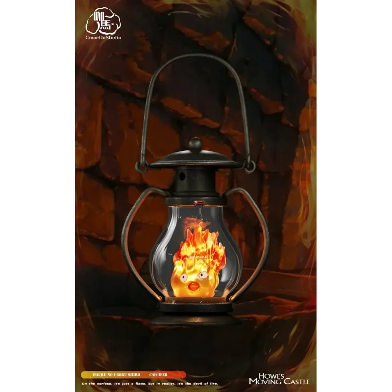 Howl's Moving Castle Oil Lamp Calcifer Come On Studio