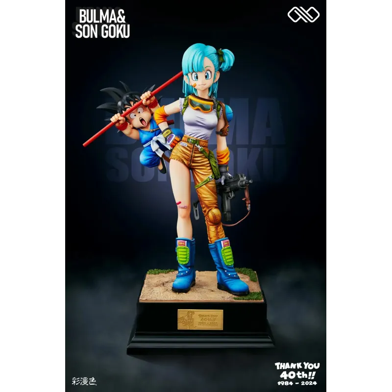 Dragon Ball Title page 40th Anniversary Series 02 Bulma & Goku Infinite Studio