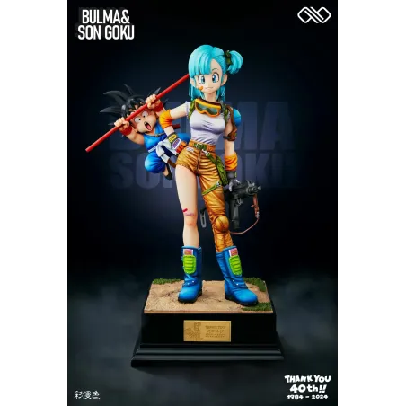 Dragon Ball Title page 40th Anniversary Series 02 Bulma & Goku Infinite Studio