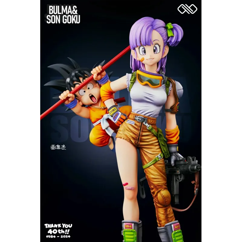 Dragon Ball Title page 40th Anniversary Series 02 Bulma & Goku Infinite Studio