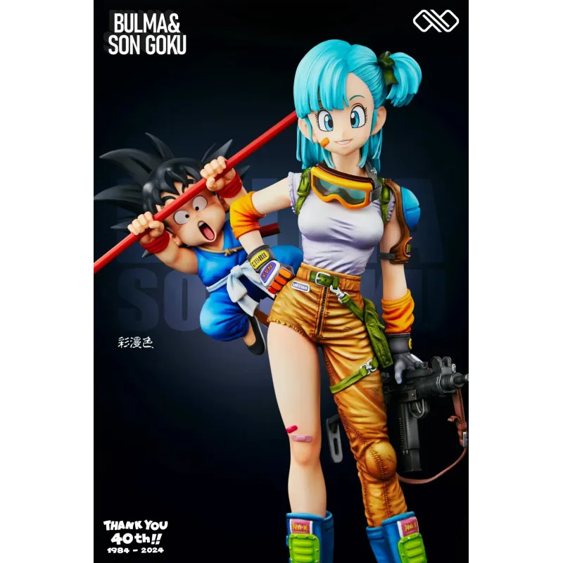 Dragon Ball Title page 40th Anniversary Series 02 Bulma & Goku Infinite Studio