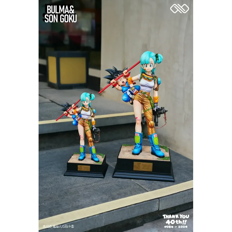 Dragon Ball Title page 40th Anniversary Series 02 Bulma & Goku Infinite Studio