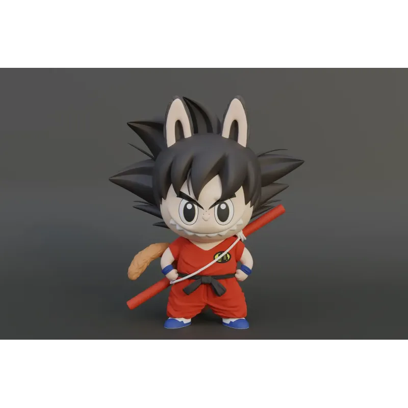 Labubu Cosplay Kid Goku Rong Mo Mo Studio