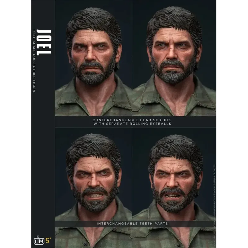 The Last of Us Joel & Ellie & Clicker LimToys