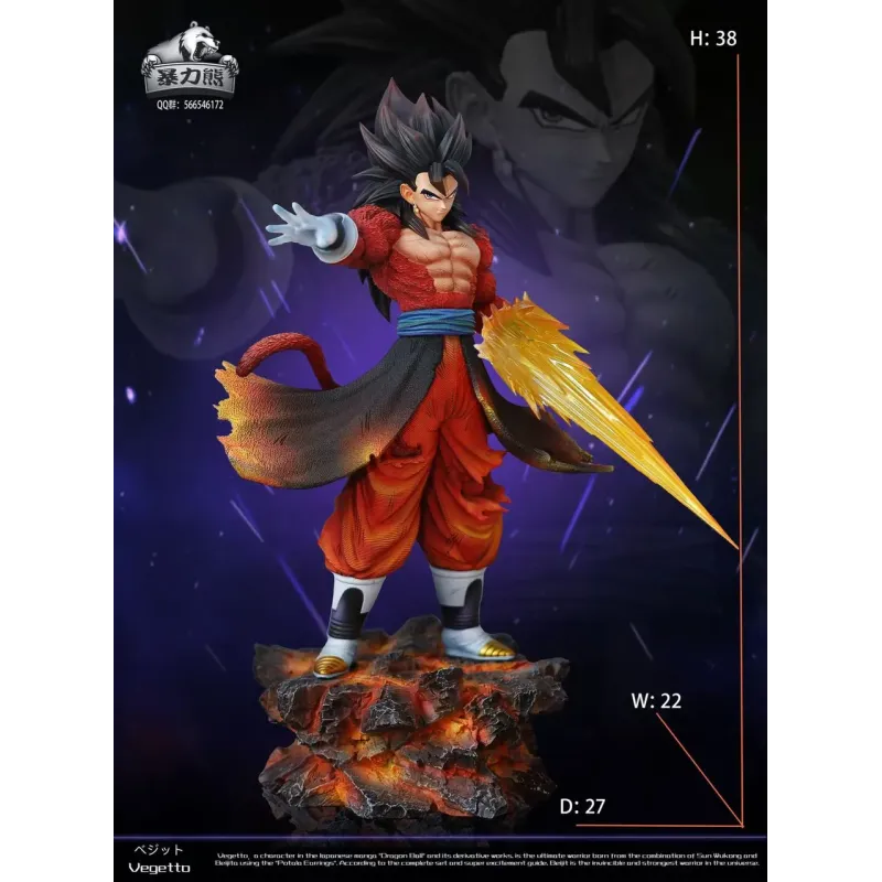 Dragon Ball Heroes Vegetto SSJ4 Violent Bear Studio