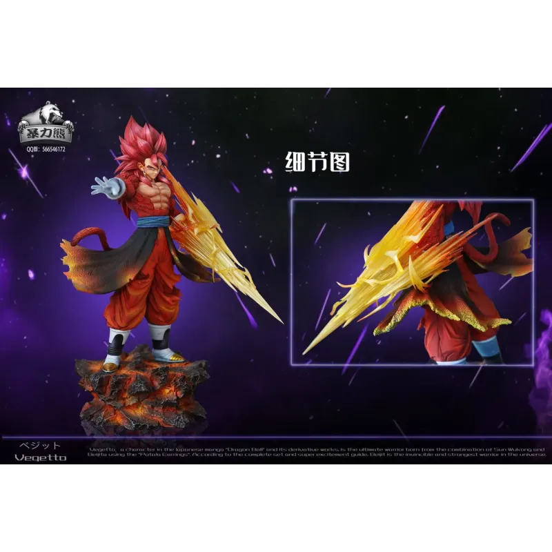 Dragon Ball Heroes Vegetto SSJ4 Violent Bear Studio