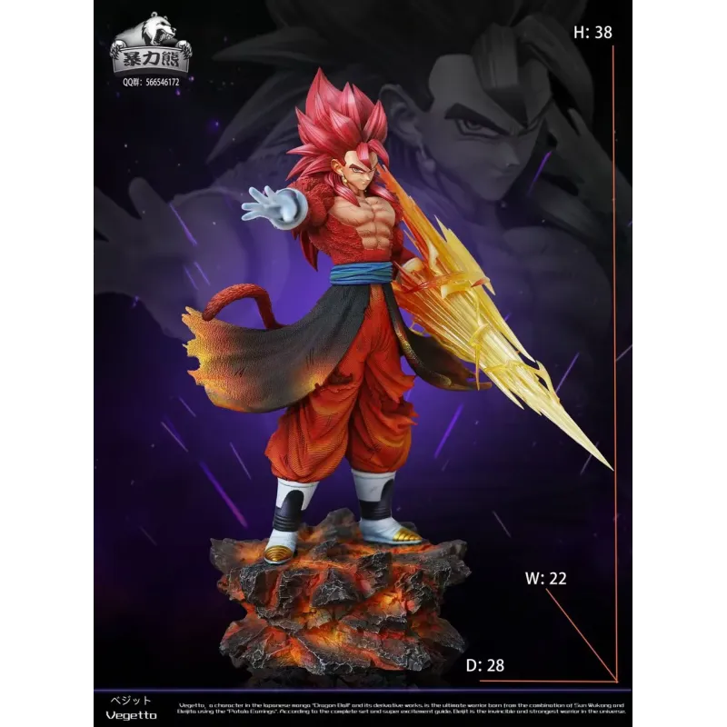 Dragon Ball Heroes Vegetto SSJ4 Violent Bear Studio