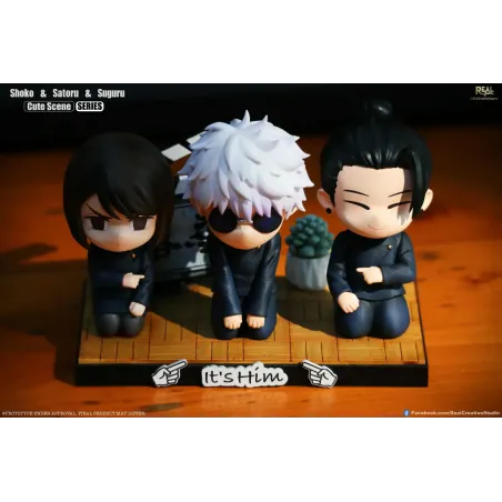 Jujutsu Kaisen Chibi Scene Series 05 Trio Gojo & Geto & Shoko Real Creation Studio