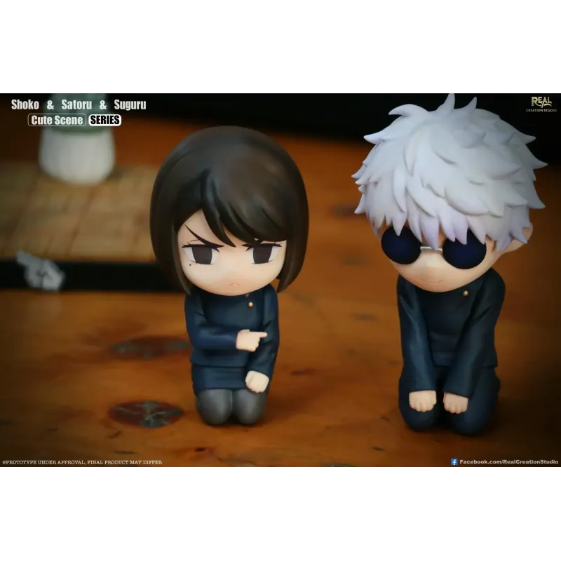 Jujutsu Kaisen Chibi Scene Series 05 Trio Gojo & Geto & Shoko Real Creation Studio