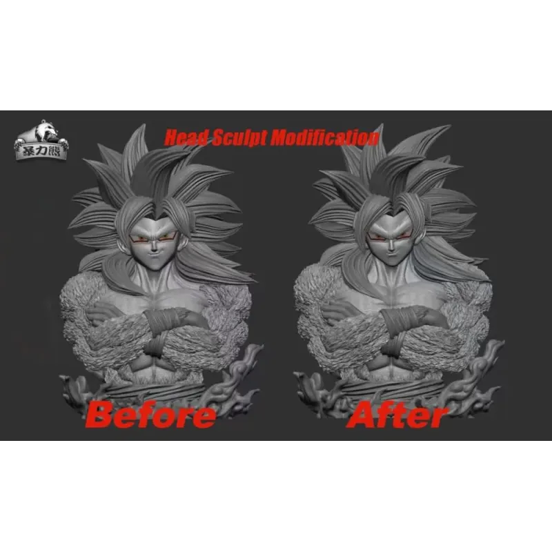 Dragon Ball GT Goku SSJ4 Bust Violent Bear Studio