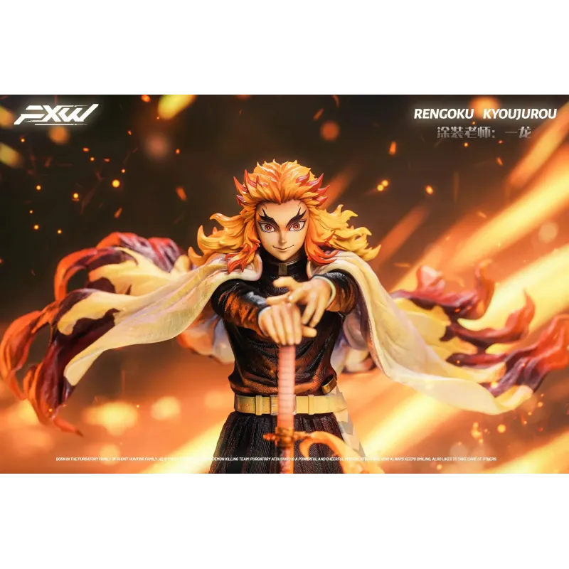 Kimetsu no Yaiba Flame Hashira Rengoku Kyojuro FXW Studio
