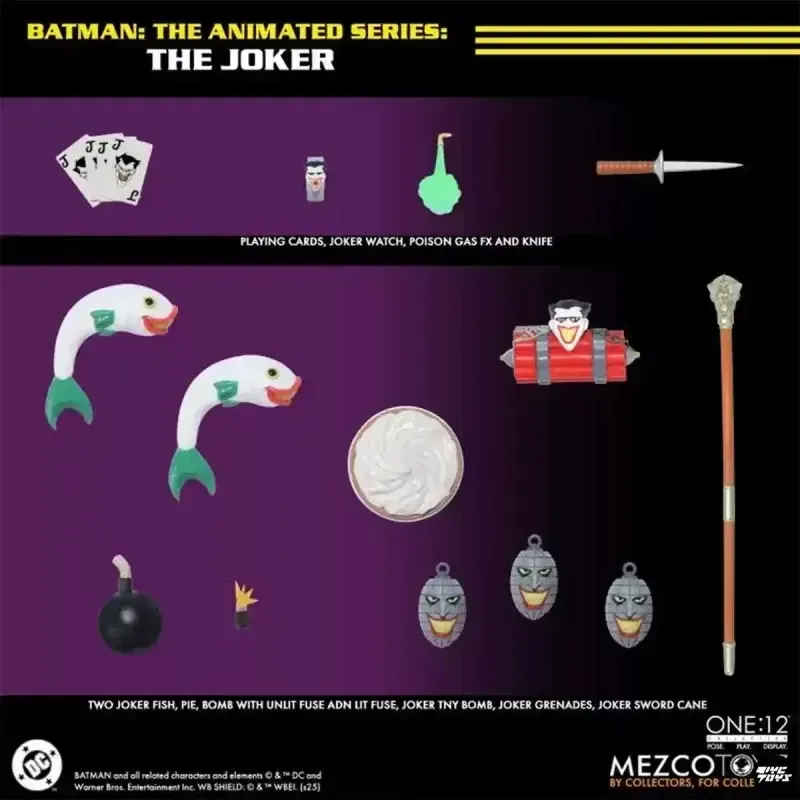 DC Animated Batman Joker Mezco Studio