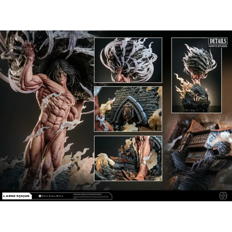 Attack on Titan Eren Blocks the Gate Hertz Studio