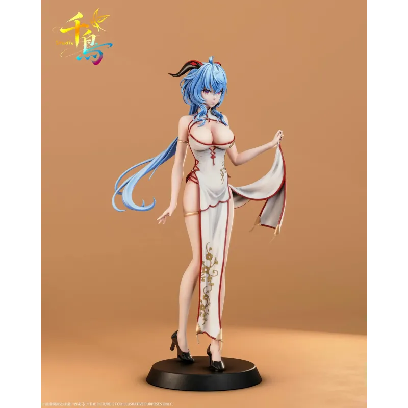 Genshin Impactin Cheongsam Ganyu Qian Niao Studio