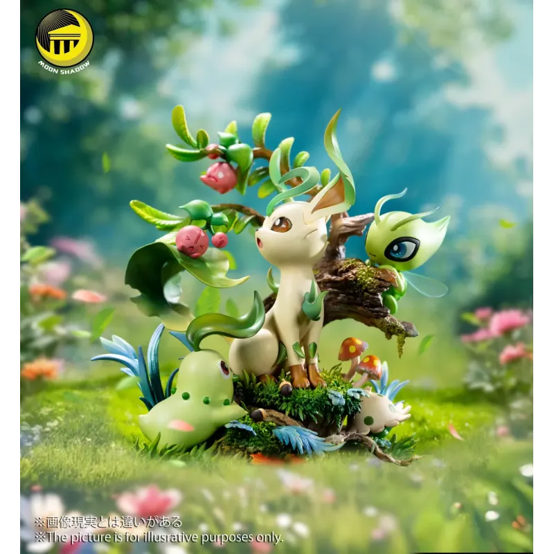 Pokemon Leafeon Group Moon Shadow Studio