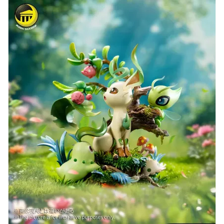Pokemon Leafeon Group Moon Shadow Studio